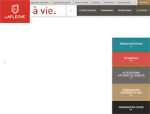 Tablet Screenshot of clafleche.qc.ca